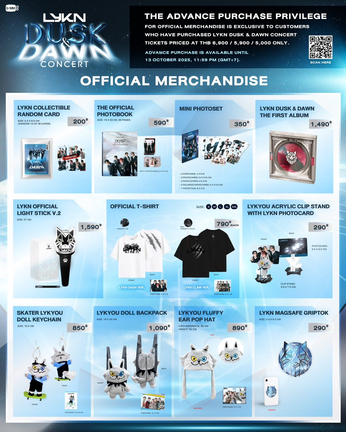 【直筆サイン】LYKN DUSK & DAWN CONCERT ポスター LYKN / DUSK & DAWN CONCERT - タイBL・タイGLドラマグッズ通販