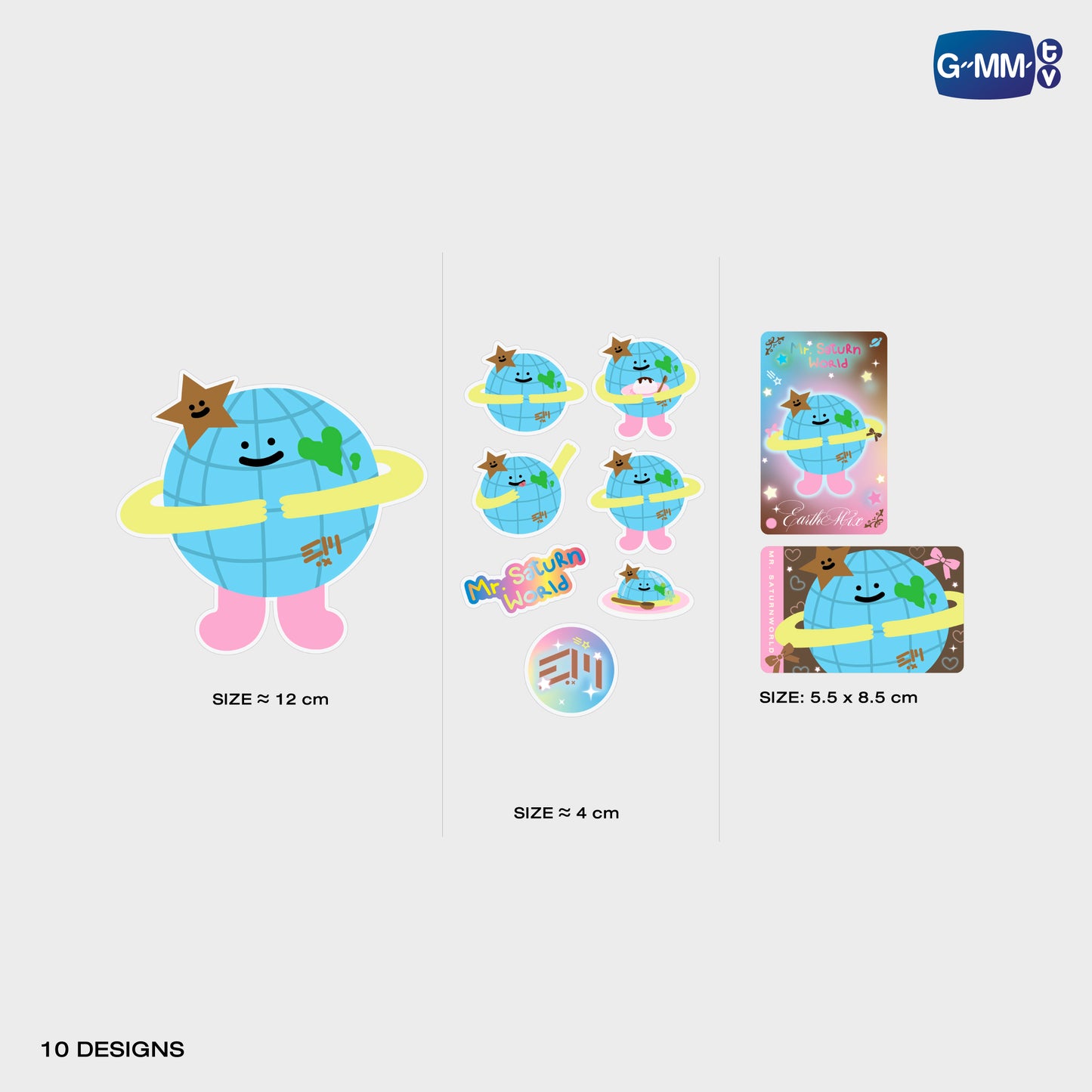 POPOS25-542 STICKER SET MR. SATURNWORLD