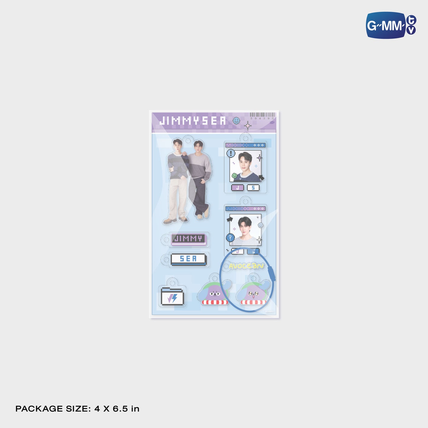 POPNY-354 JIMMYSEA CUSTOMIZABLE ACRYLIC KEYCHAIN