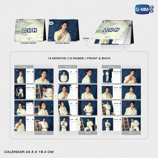 【GMMTV OFFICIAL CALENDAR 2026】OHM