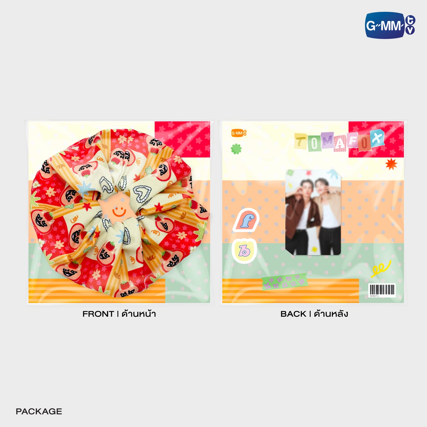 POPOS25-314 TOMAFOX HAIR SCRUNCHIE