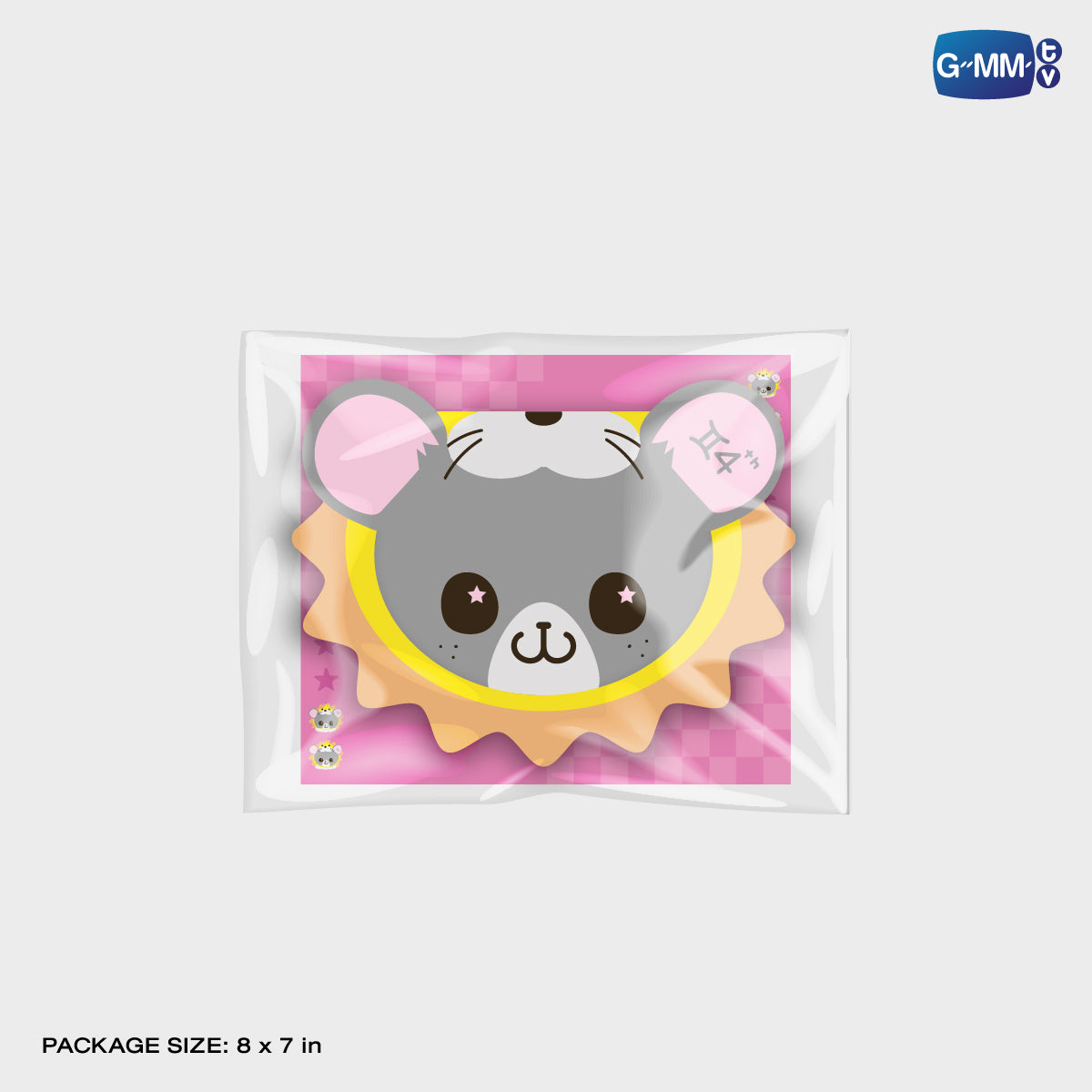 POPOS25-521 FANDOM CHARACTER DRAWSTRING POUCH LOOK KHUNNOO