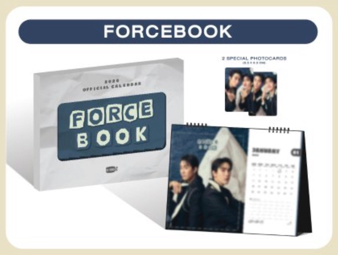 【GMMTV OFFICIAL CALENDAR 2026】FORCEBOOK
