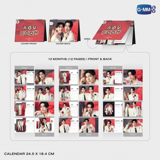 【GMMTV OFFICIAL CALENDAR 2026】AOUBOOM