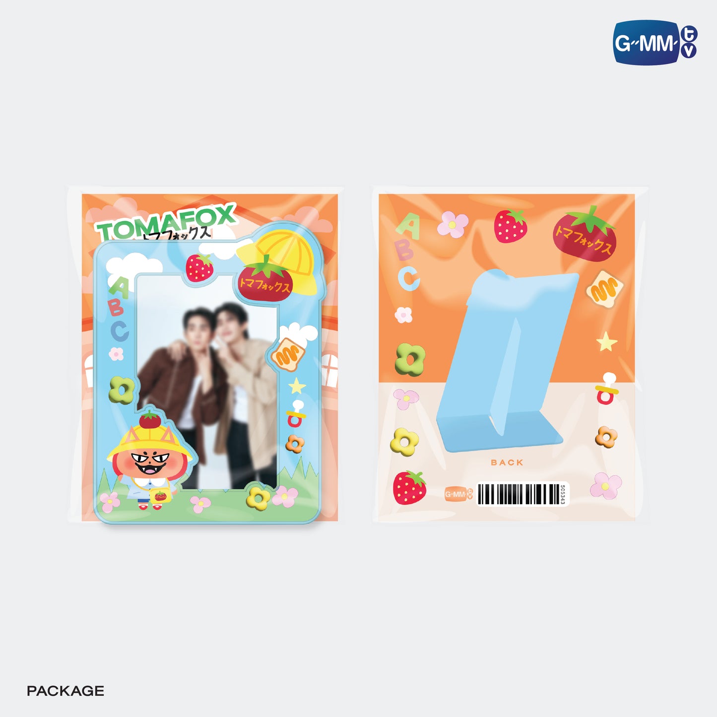 POPOS25-065 TOMAFOX CARD HOLDER STAND WITH PHOTOCARD