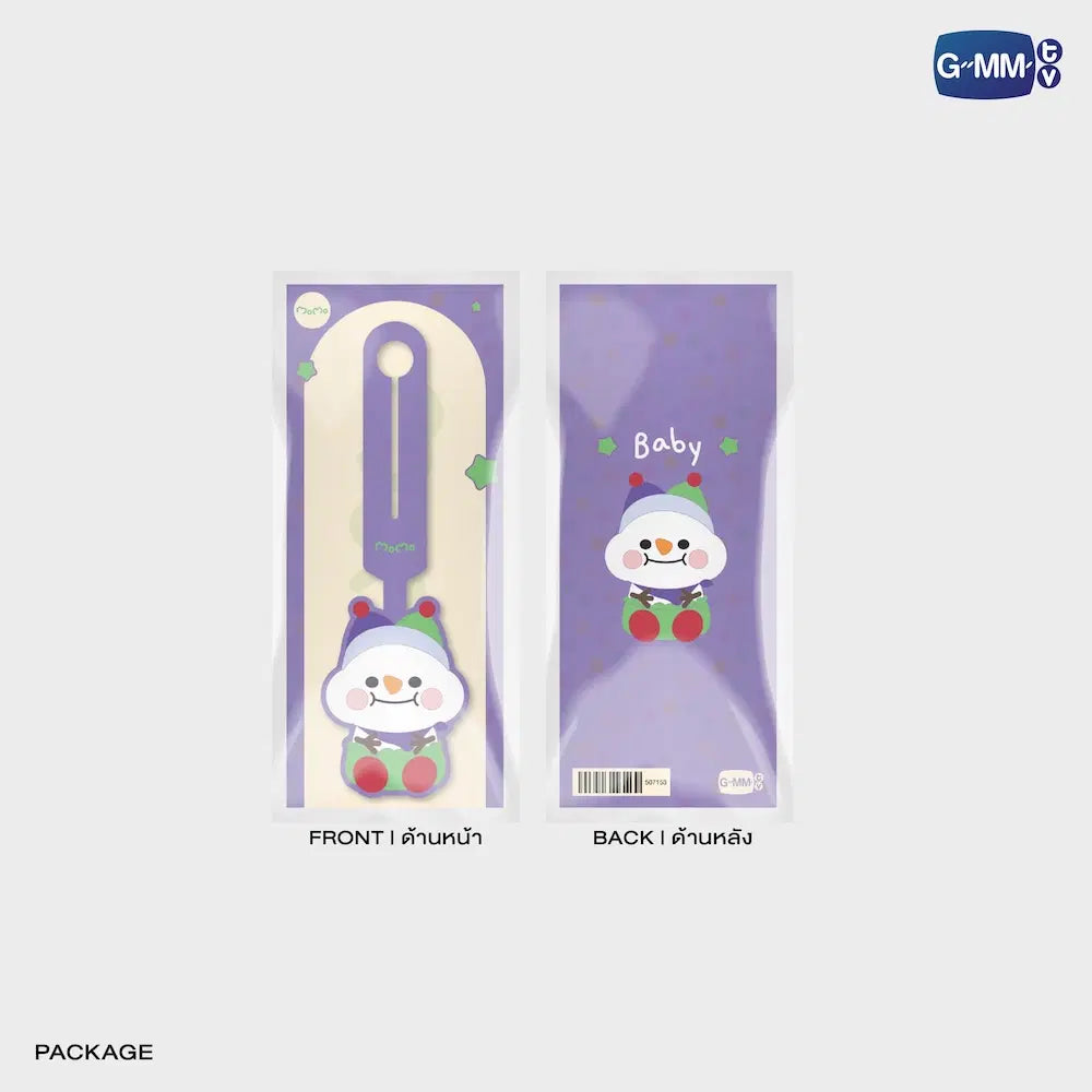 MOMO GMMTV FANDOM CHARACTER RUBBER BAG TAG