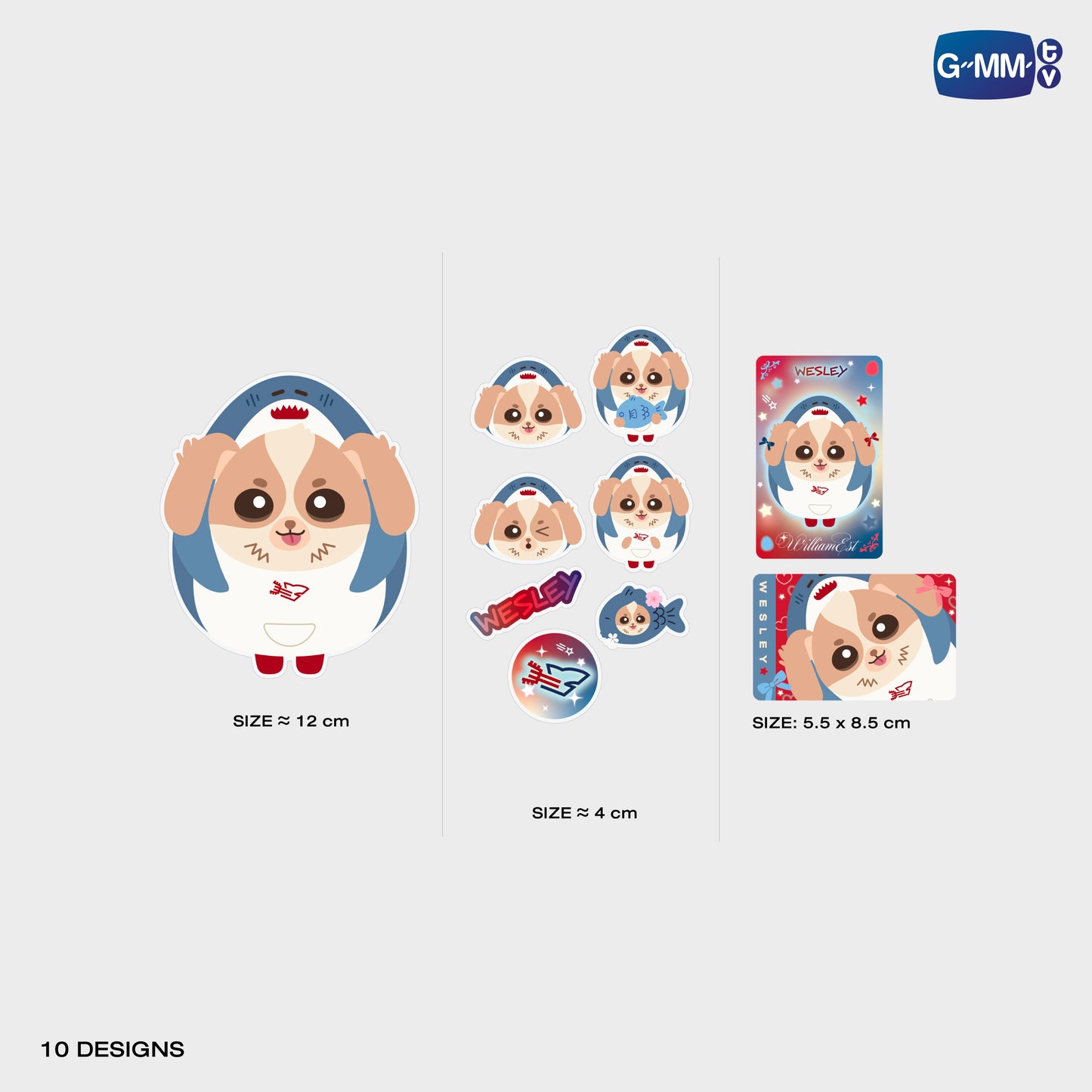 POPOS25-553 STICKER SET WESLEY