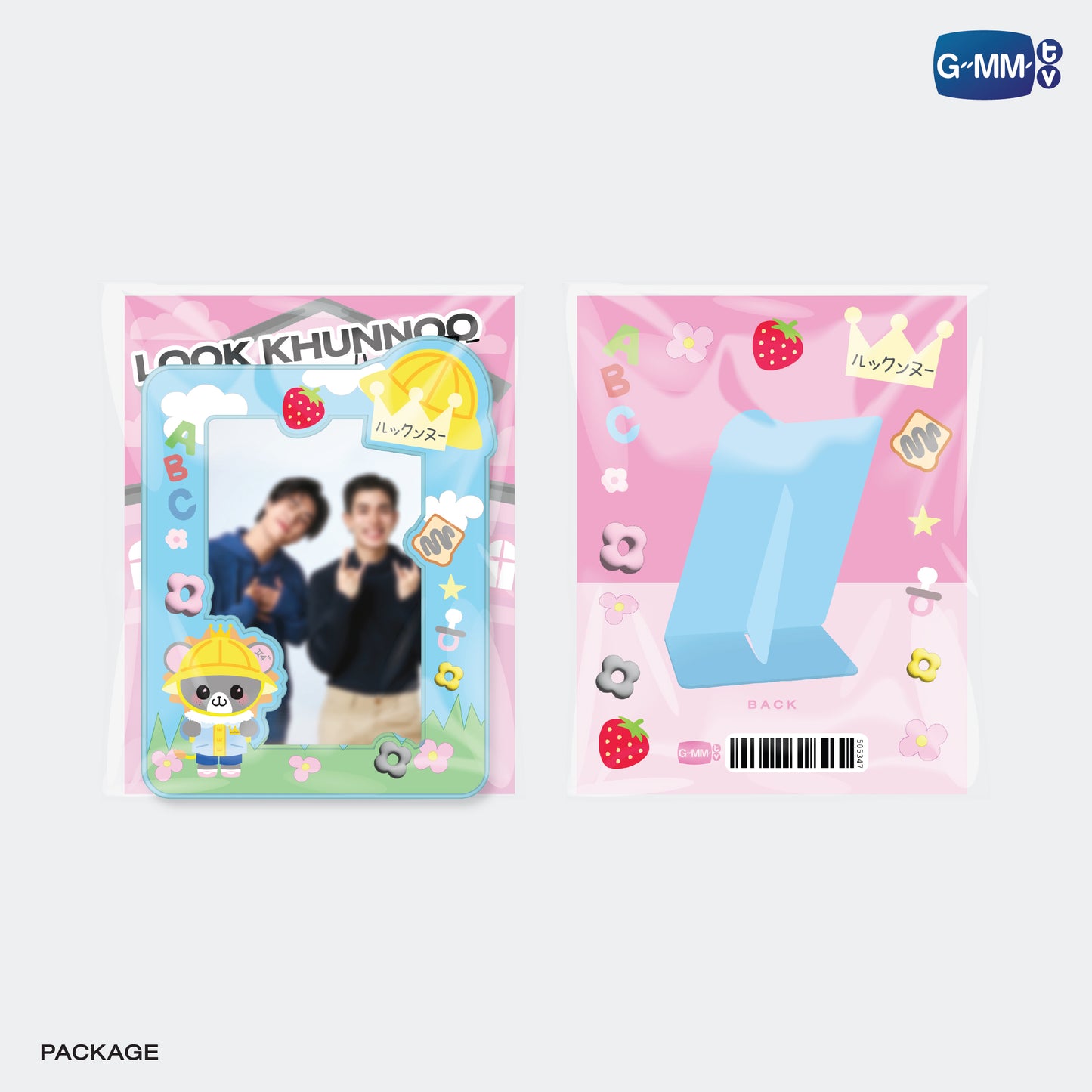 POPOS25-069 LOOK KHUNNOO CARD HOLDER STAND WITH PHOTOCARD