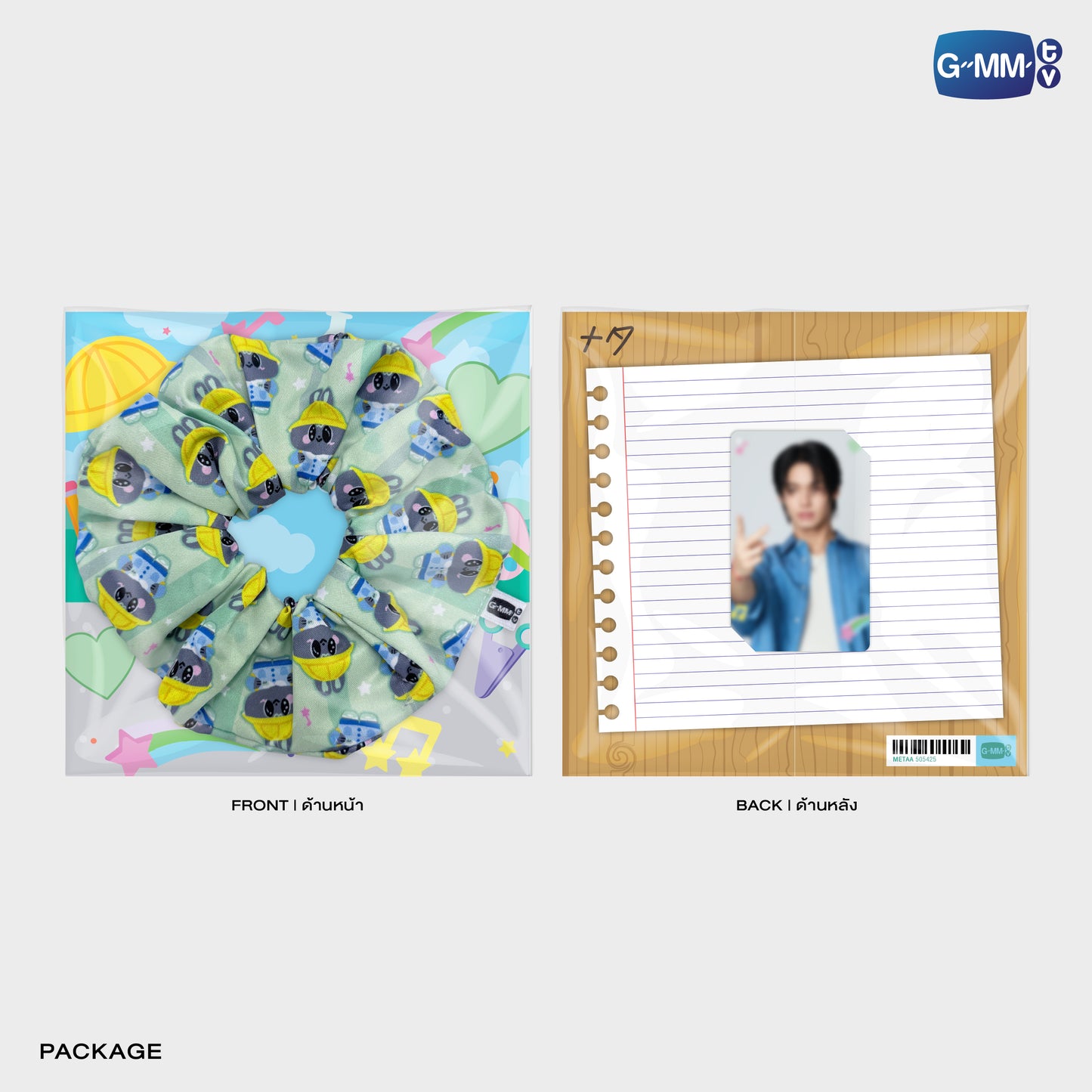 POPOS25-135 METAA CHARACTER HAIR SCRUNCHIE