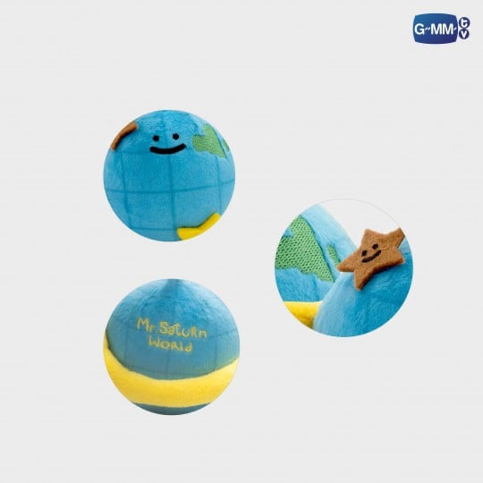 POPNY-412 MR. SATURNWORLD BREEZY BALLOON DOLL KEYCHAIN LIMITED EDITION