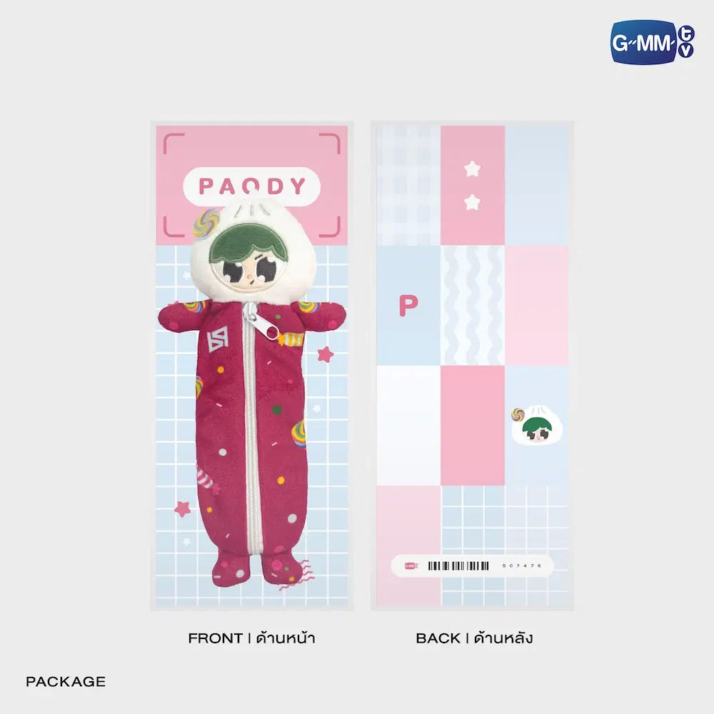 PAODY GMMTV FANDOM CHARACTER PLUSH PENCIL CASE