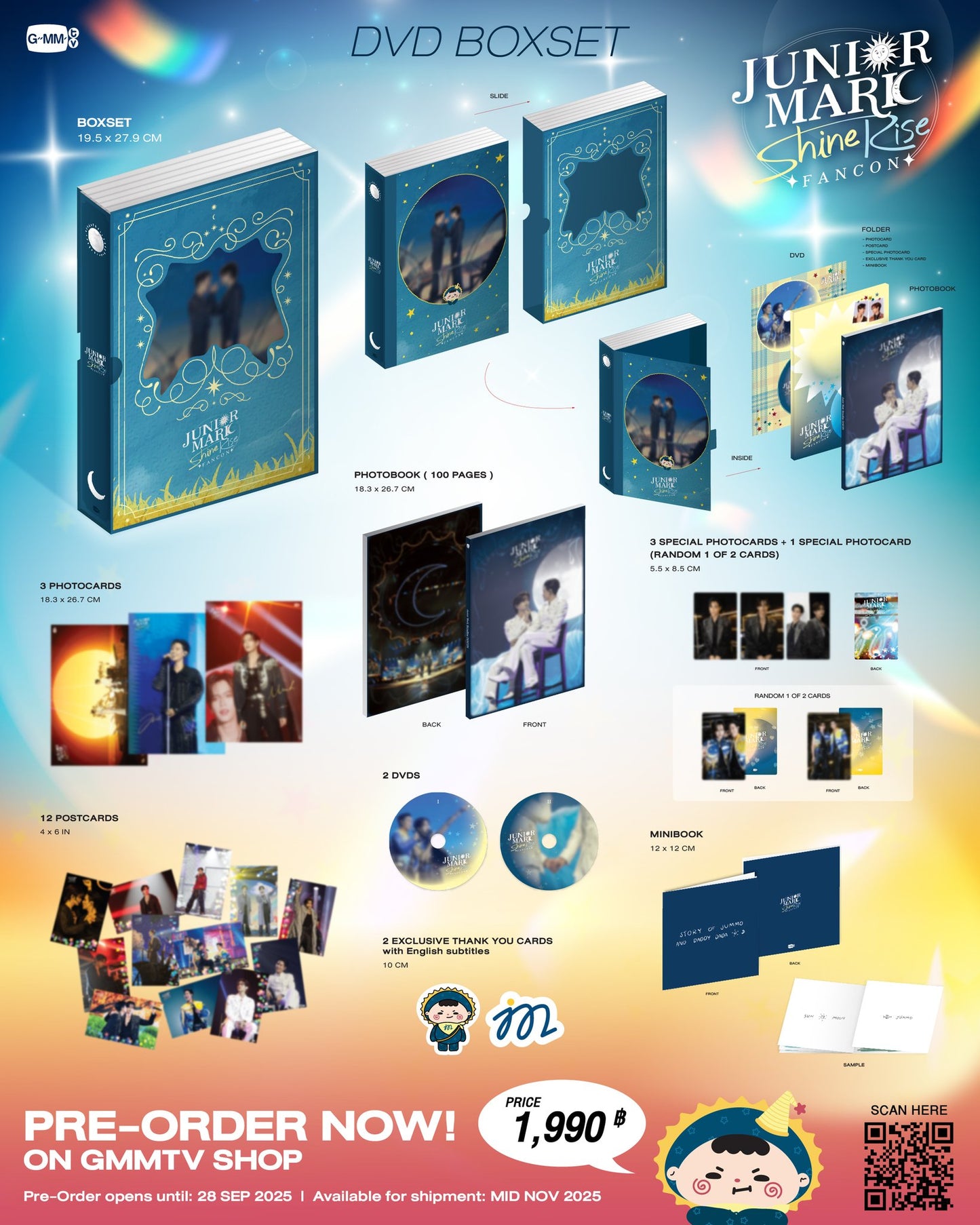 【PRE-ORDER】DVD BOXSET JUNIOR MARK SHINERISE FANCON