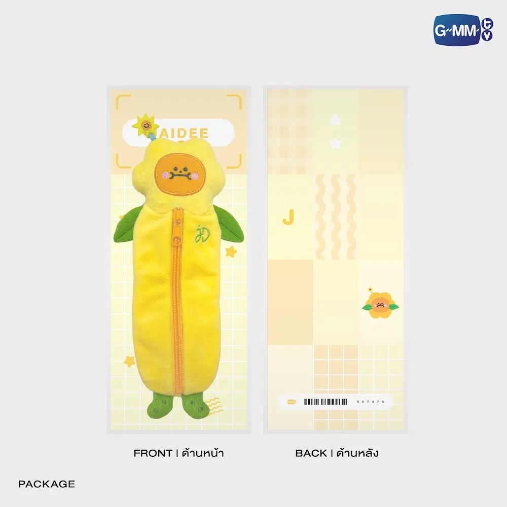 JAIDEE GMMTV FANDOM CHARACTER PLUSH PENCIL CASE