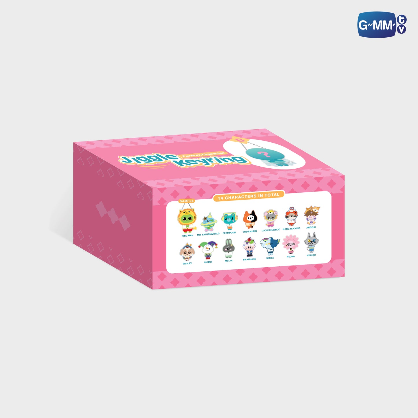 POPNY-424 FANDOM CHARACTER JIGGLE KEYRINGS (BOX B) | SINGLE BOX
