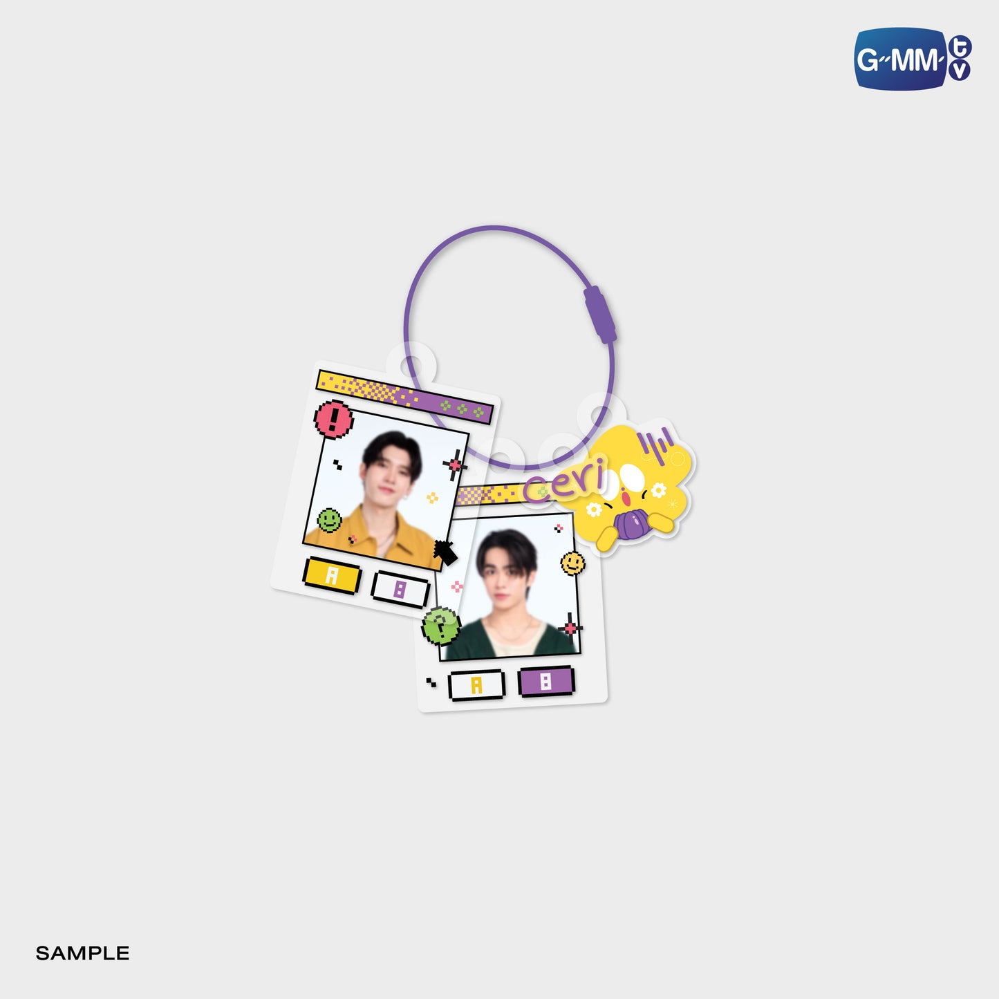 POPNY-365 AOUBOOM CUSTOMIZABLE ACRYLIC KEYCHAIN
