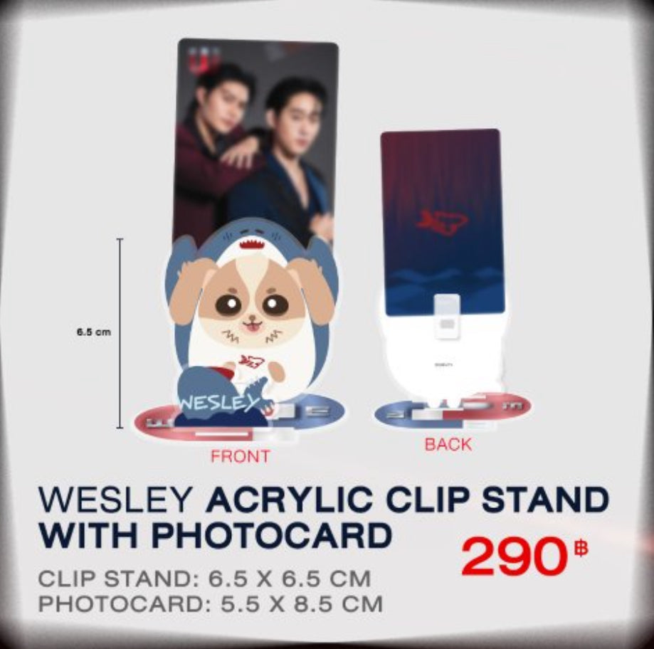 その他 GMMTV CARD FOLDER WESLEY WILLIAMEST WESLEY CHARACTER CARD HOLDER WITH PHOTOCARD