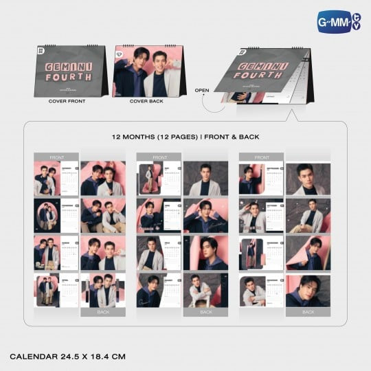 【GMMTV OFFICIAL CALENDAR 2026】GEMINIFOURTH