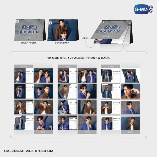 【GMMTV OFFICIAL CALENDAR 2026】JOSSGAWIN