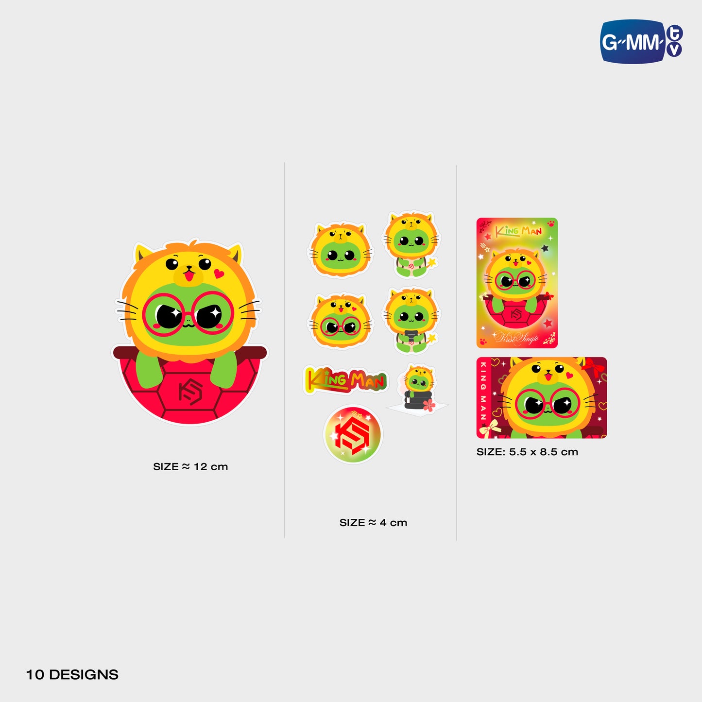 POPNY-182 KING MAN STICKER SET