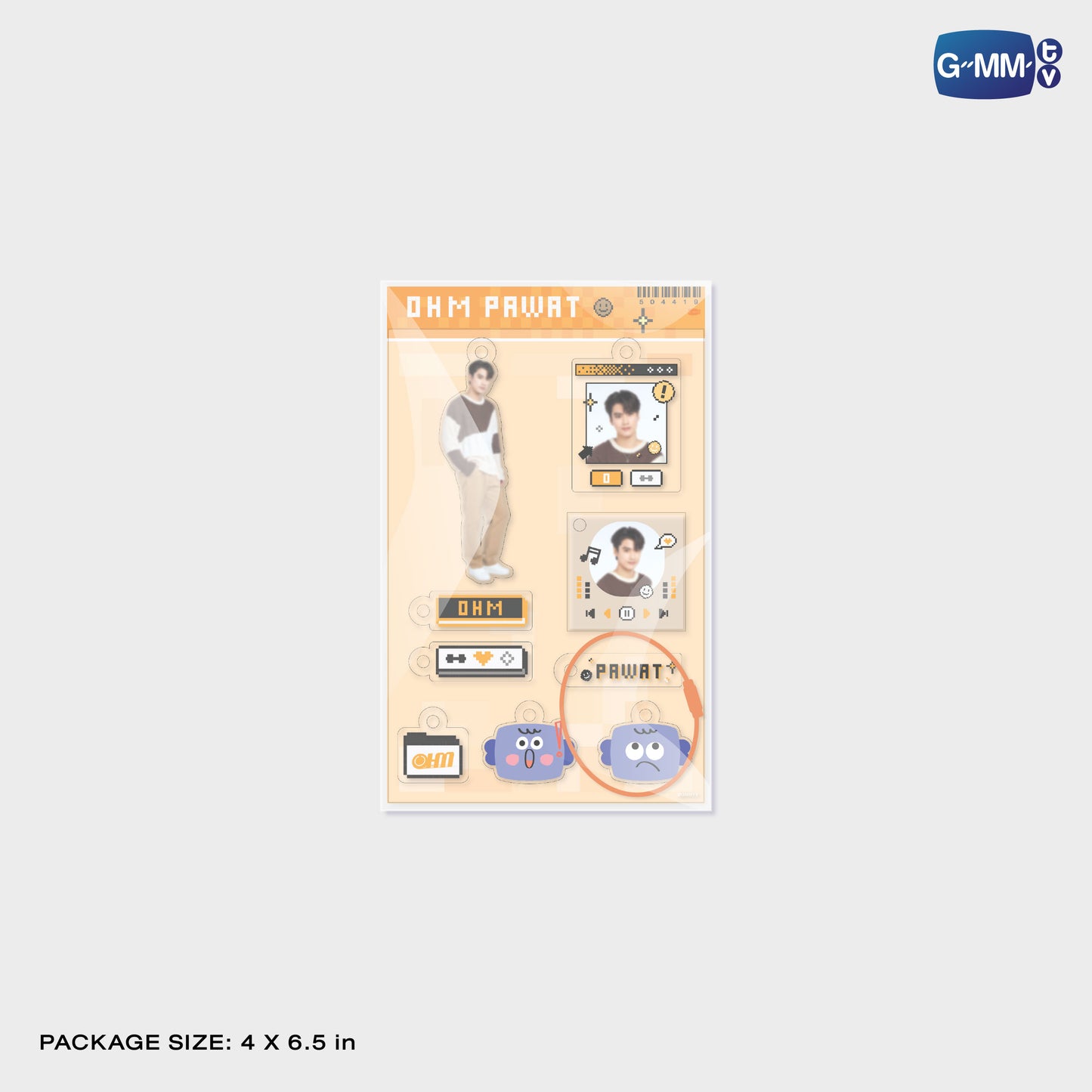 POPNY-377 OHM CUSTOMIZABLE ACRYLIC KEYCHAIN