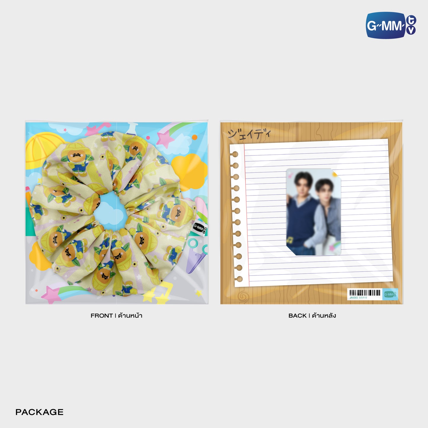 POPOS25-120 JAIDEE CHARACTER HAIR SCRUNCHIE