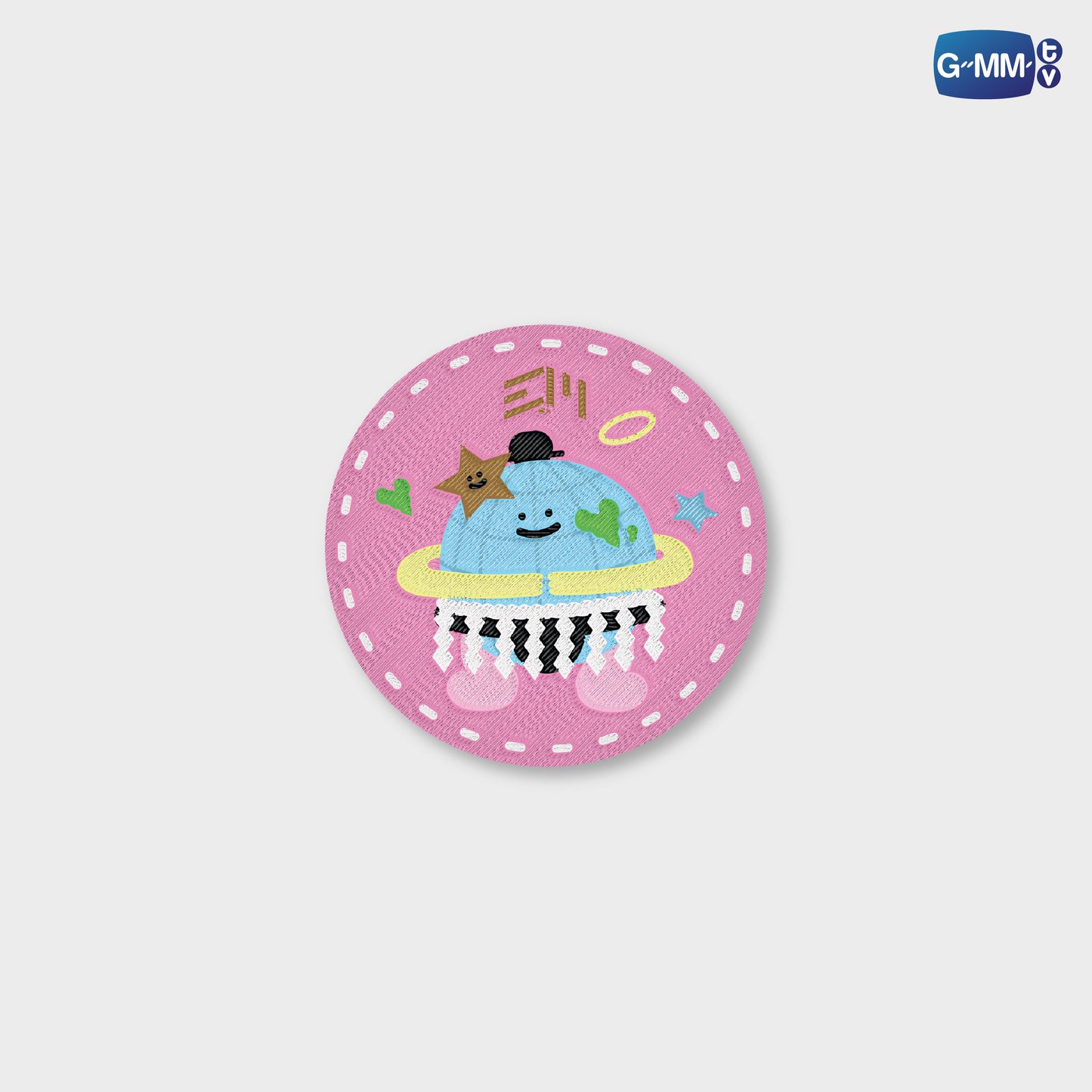 POPNY-006 MR. SATURNWORLD WOVEN PIN