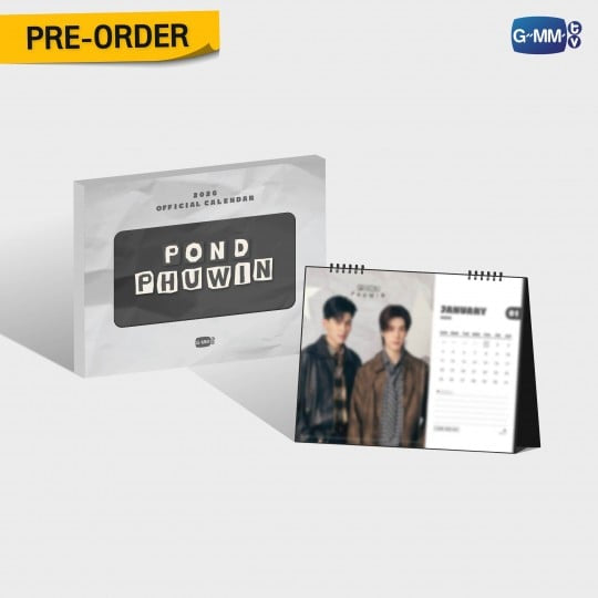 【GMMTV OFFICIAL CALENDAR 2026】PONDPHUWIN