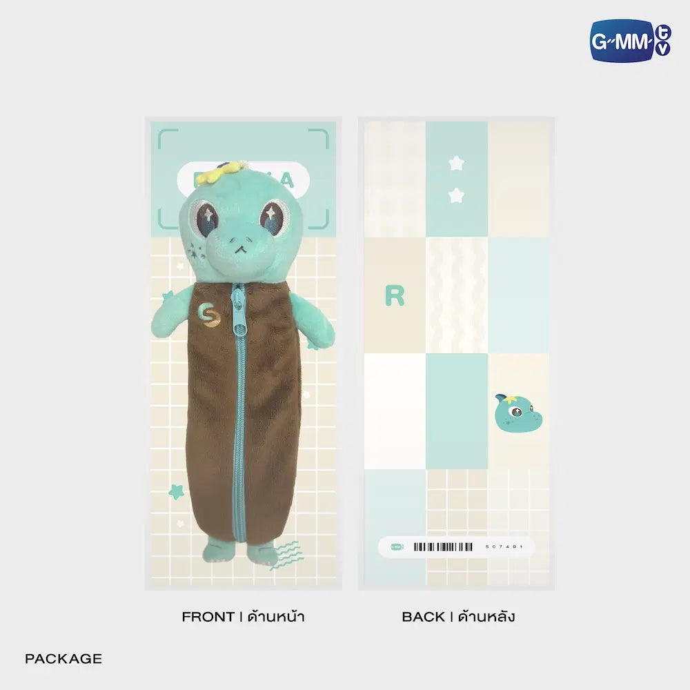 REXXA GMMTV FANDOM CHARACTER PLUSH PENCIL CASE