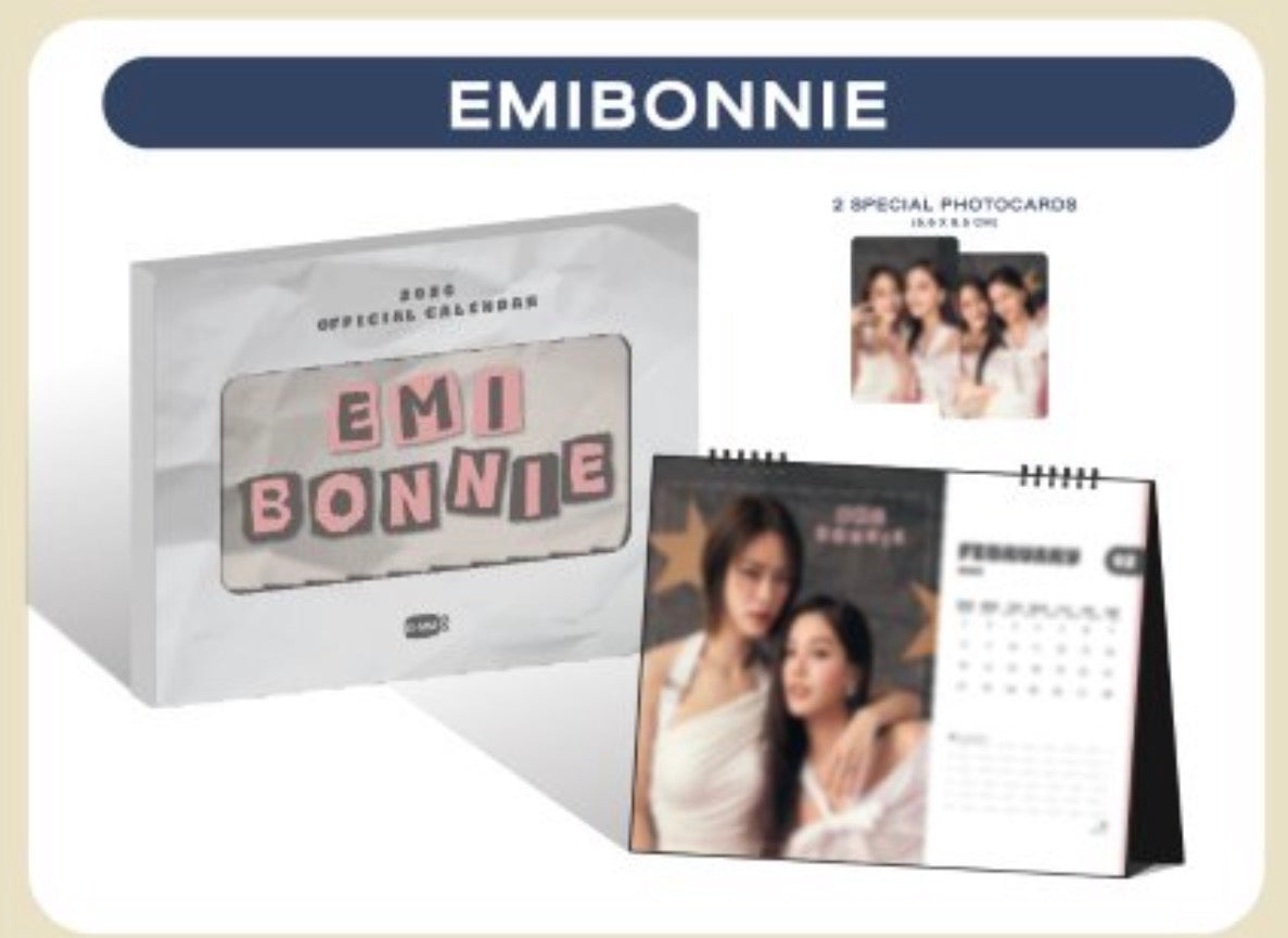 【GMMTV OFFICIAL CALENDAR 2026】EMIBONNIE