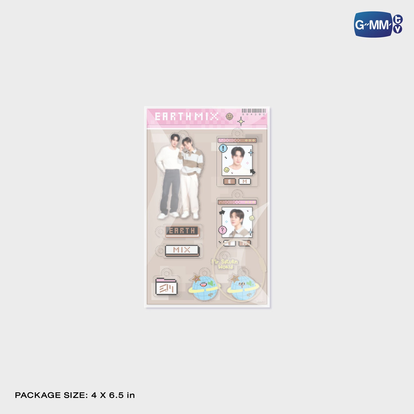 POPNY-349 EARTHMIX CUSTOMIZABLE ACRYLIC KEYCHAIN