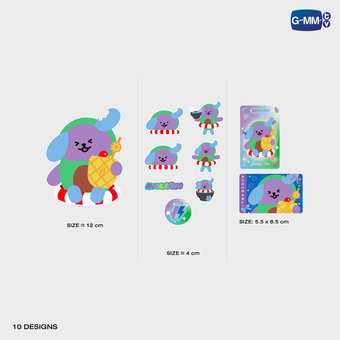 POPOS25-547 STICKER SET AVOCEAN