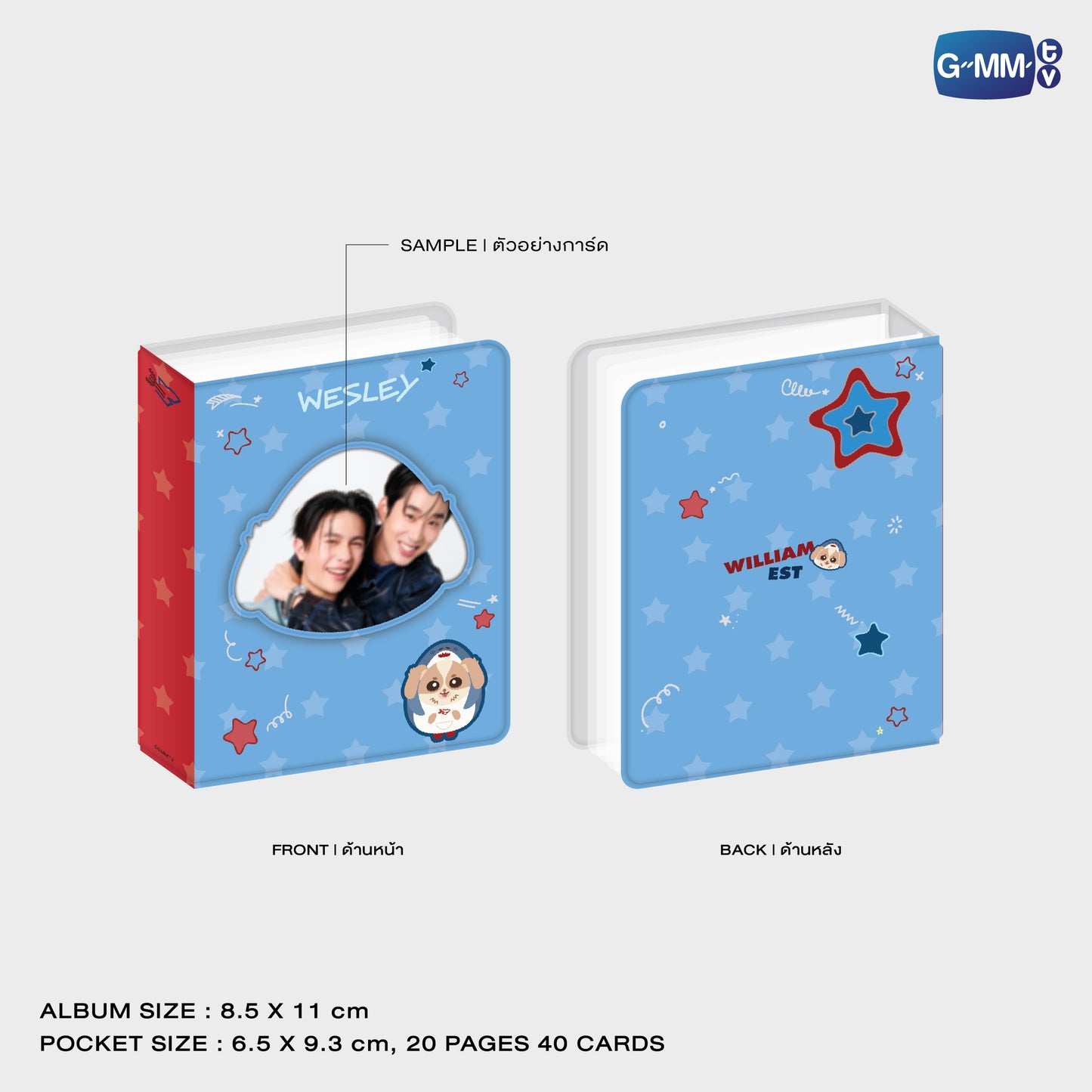 POPNY-332 WESLEY CHARACTER COLLECTIBLE CARD ALBUM