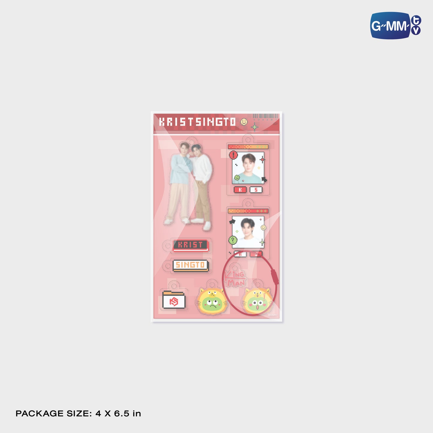 POPNY-346 KRISTSINGTO CUSTOMIZABLE ACRYLIC KEYCHAIN