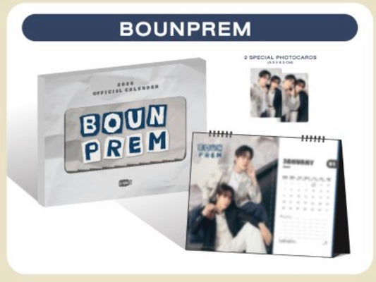 【GMMTV OFFICIAL CALENDAR 2026】BOUNPREM