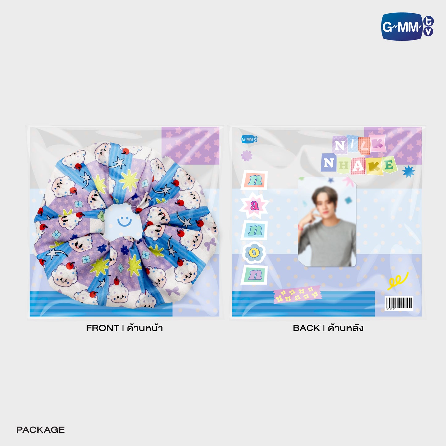 POPOS25-331 NILKNHAKE HAIR SCRUNCHIE