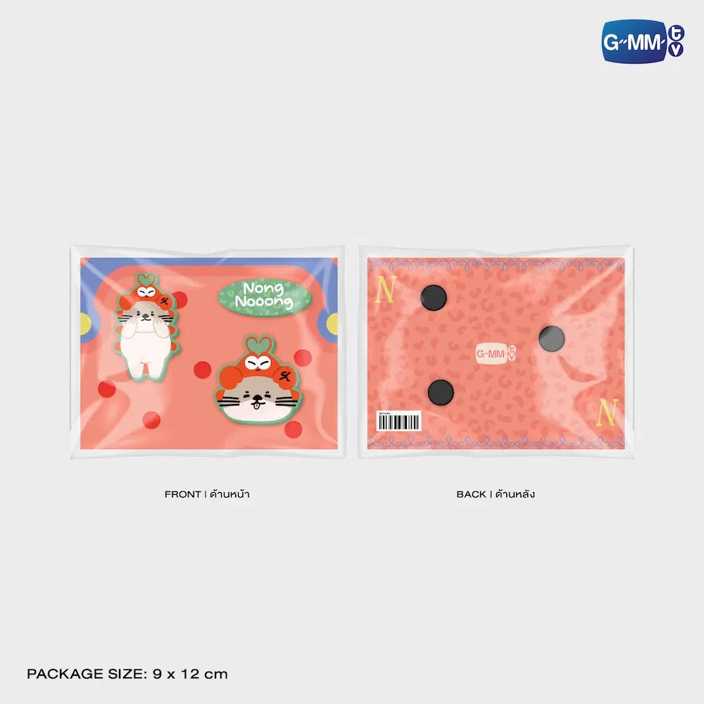 NONG NOOONG FANDOM CHARACTER RUBBER CHARM SET