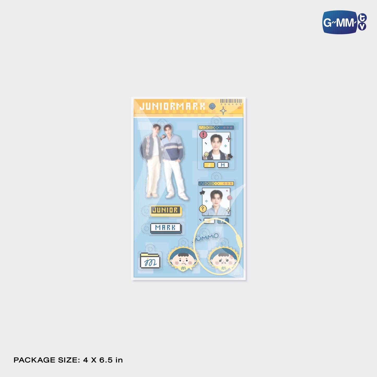POPNY-362 JUNIORMARK CUSTOMIZABLE ACRYLIC KEYCHAIN