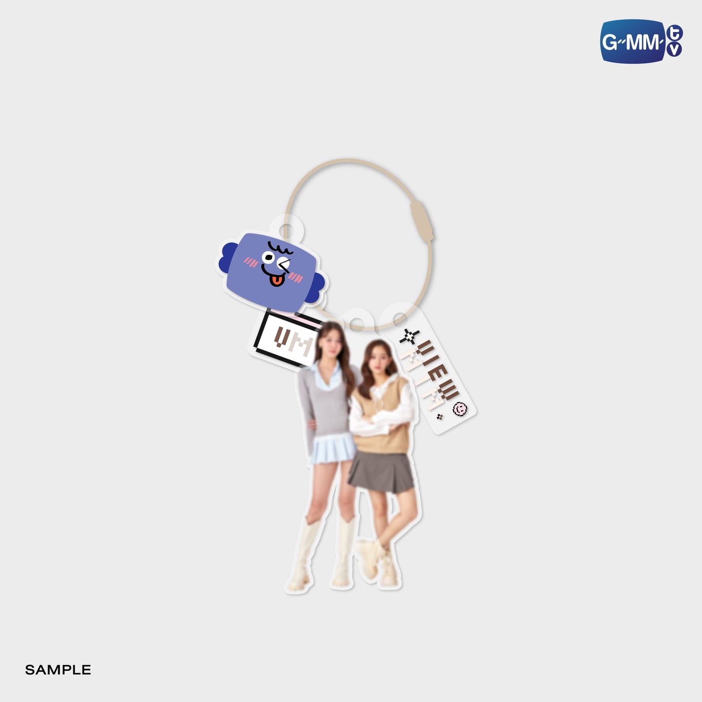 POPNY-372 VIEWMIM CUSTOMIZABLE ACRYLIC KEYCHAIN