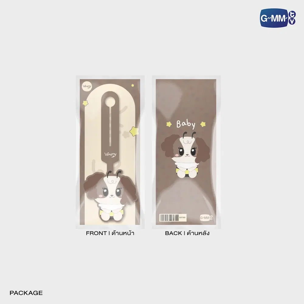 VIMMY GMMTV FANDOM CHARACTER RUBBER BAG TAG