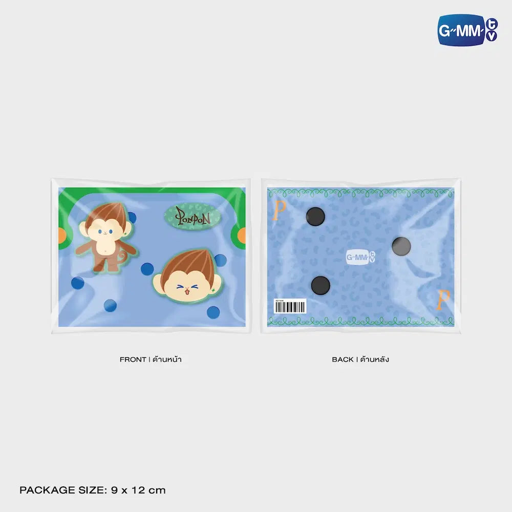 PONPON FANDOM CHARACTER RUBBER CHARM SET