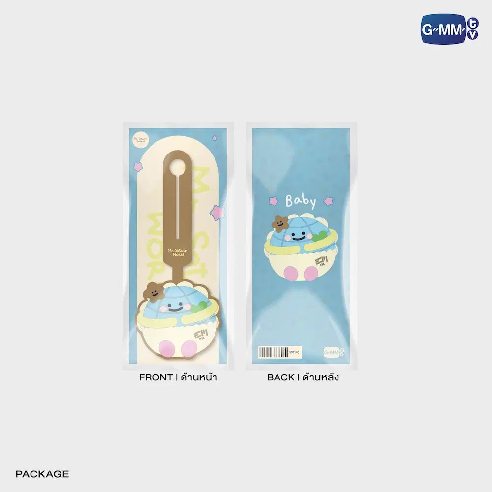 MR. SATURNWORLD GMMTV FANDOM CHARACTER RUBBER BAG TAG