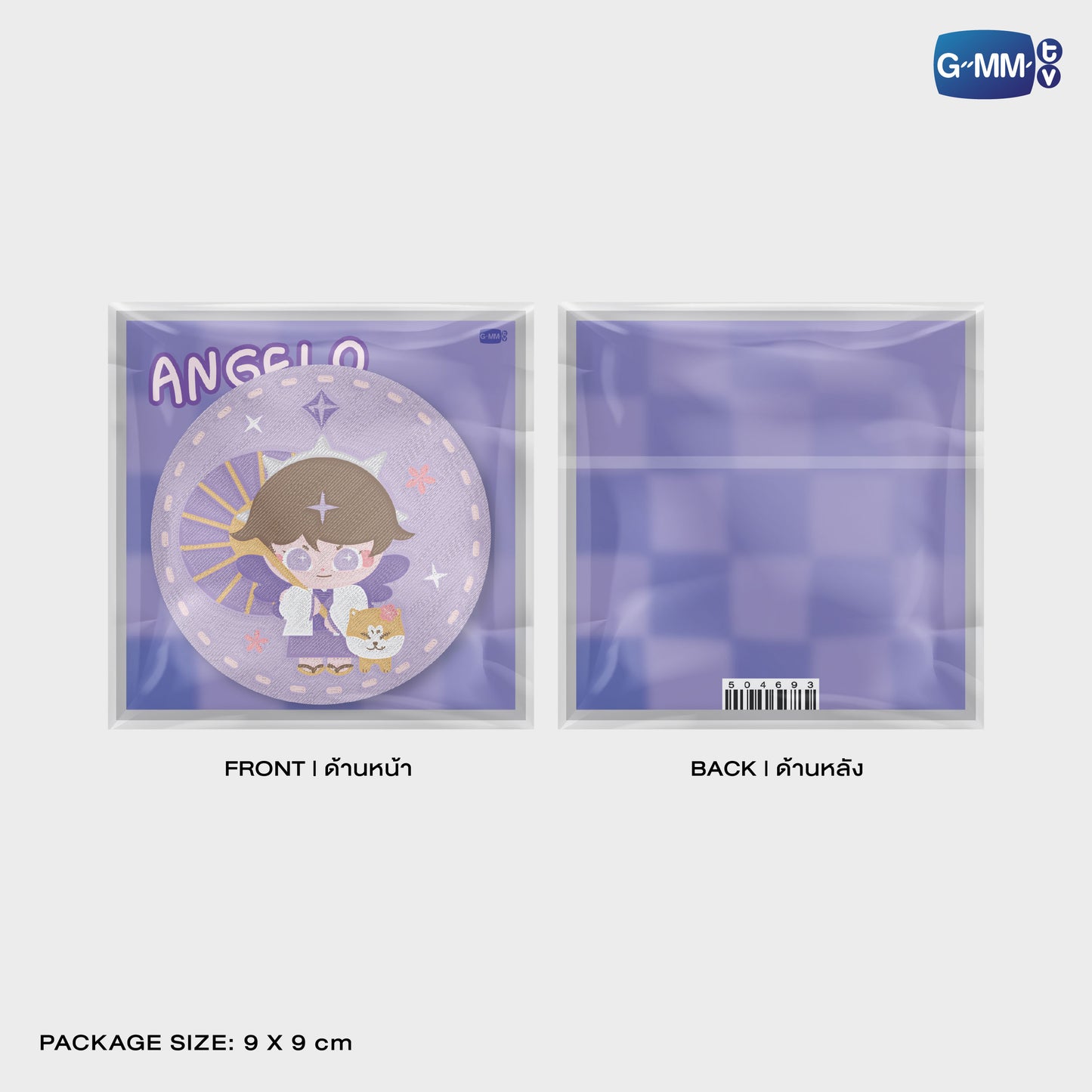 POPOS25-396 WOVEN PIN ANGELO