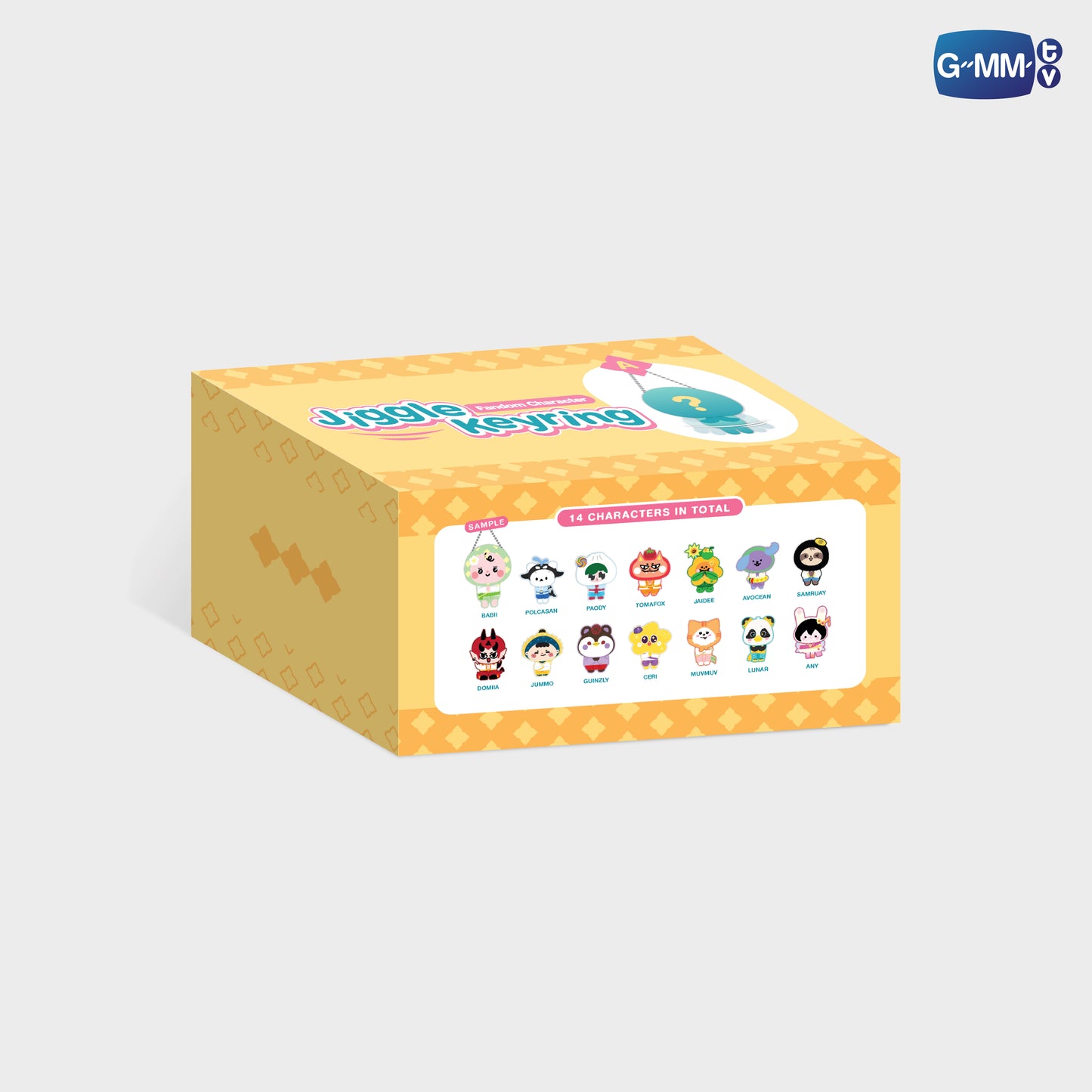 POPNY-423 FANDOM CHARACTER JIGGLE KEYRINGS (BOX A) | SINGLE BOX
