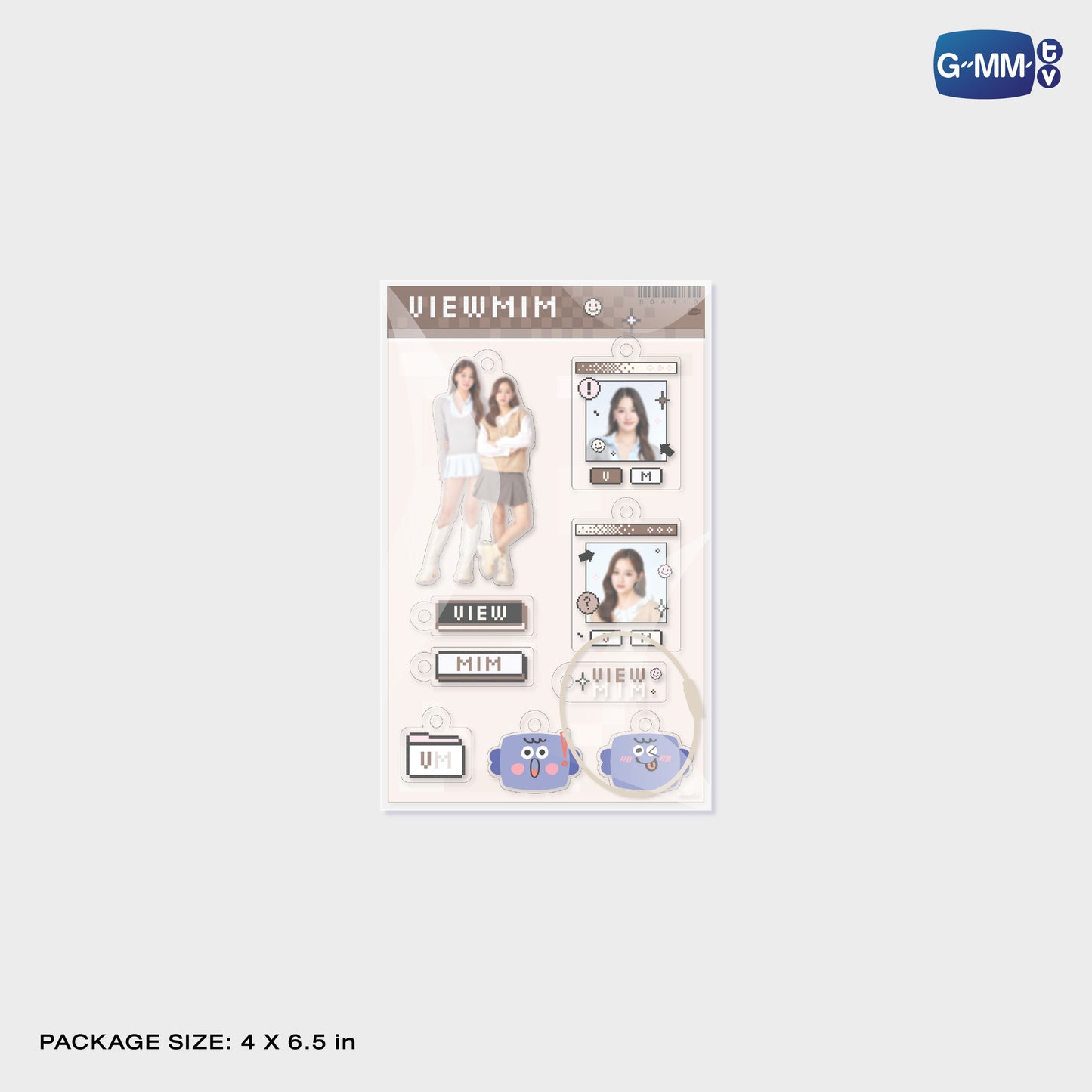 POPNY-372 VIEWMIM CUSTOMIZABLE ACRYLIC KEYCHAIN