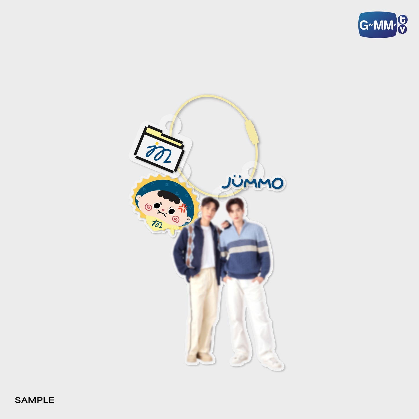 POPNY-362 JUNIORMARK CUSTOMIZABLE ACRYLIC KEYCHAIN