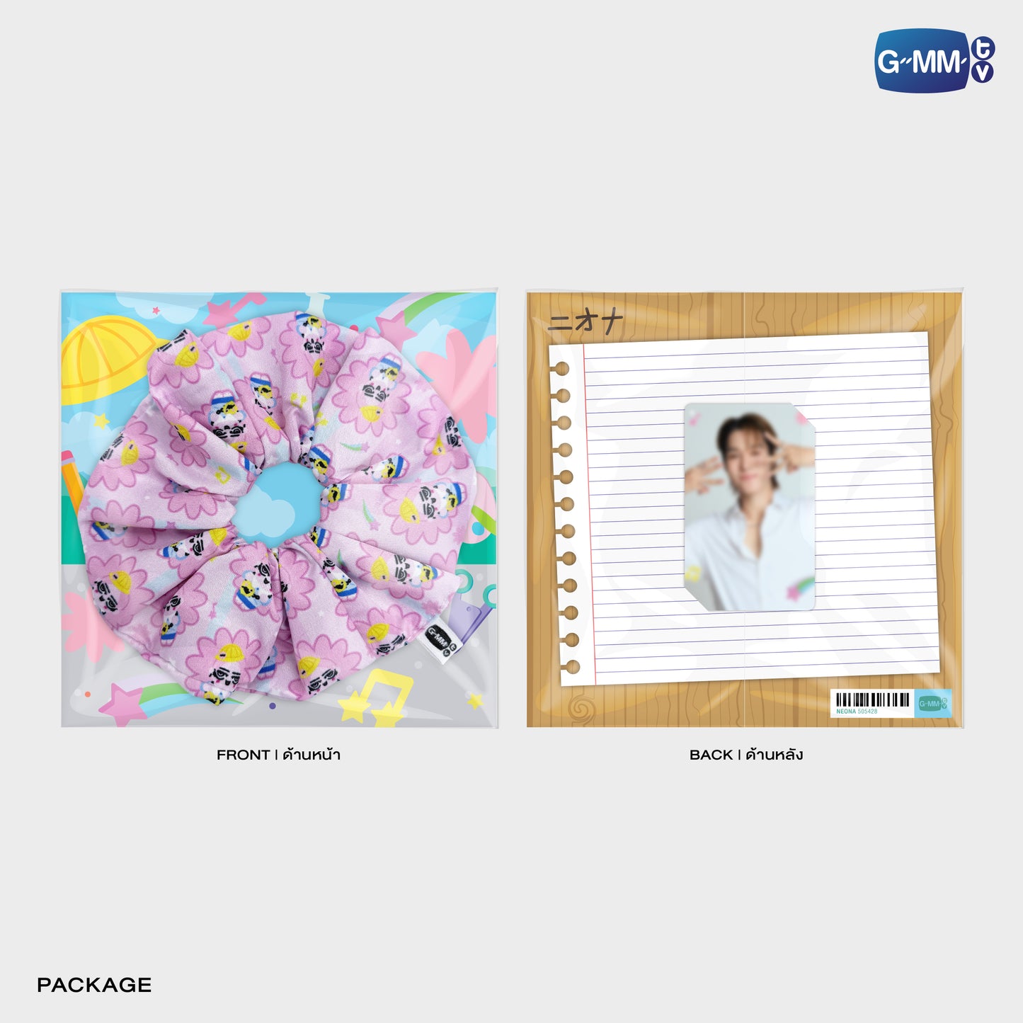 POPOS25-138 NEONA CHARACTER HAIR SCRUNCHIE