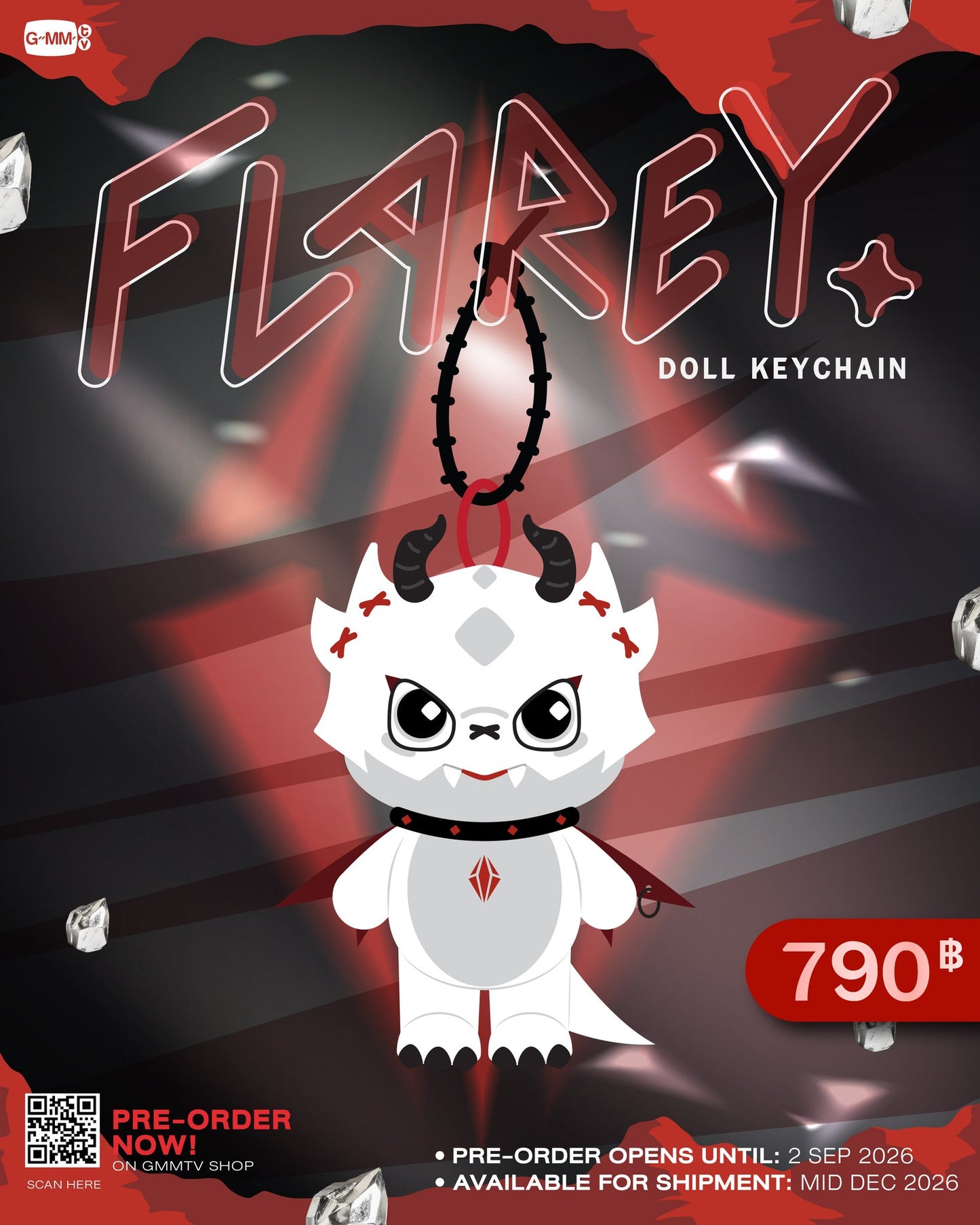 【PRE-ORDER】FLAREY DOLL KEYCHAIN