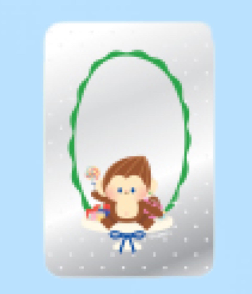 PONPON FANDOM CHARACTER MAGNETIC MIRROR WALLET
