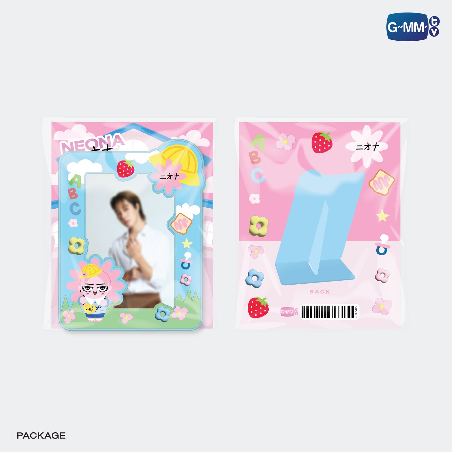 POPOS25-084 NEONA CARD HOLDER STAND WITH PHOTOCARD