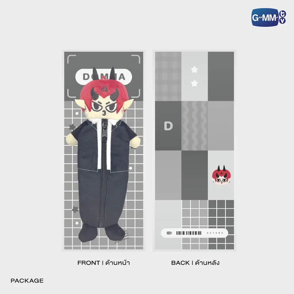 DOMIIA GMMTV FANDOM CHARACTER PLUSH PENCIL CASE
